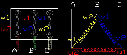 三相异步电动机接线图