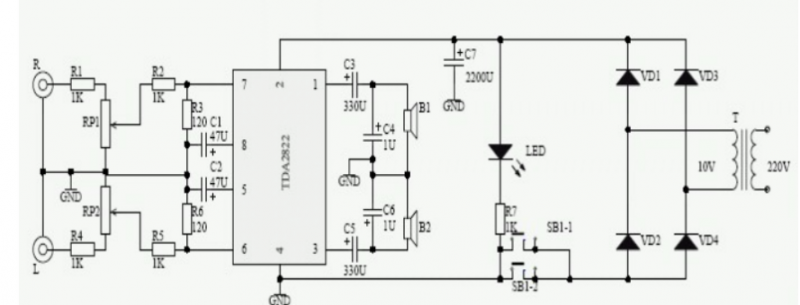 音响电路图