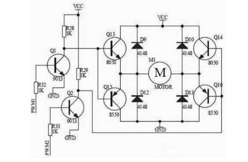 h桥电机驱动电路