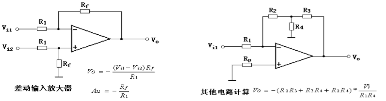 运算放大器计算公式