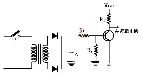 三极管开关 电路图