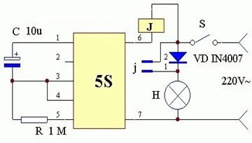 延时开关 电路