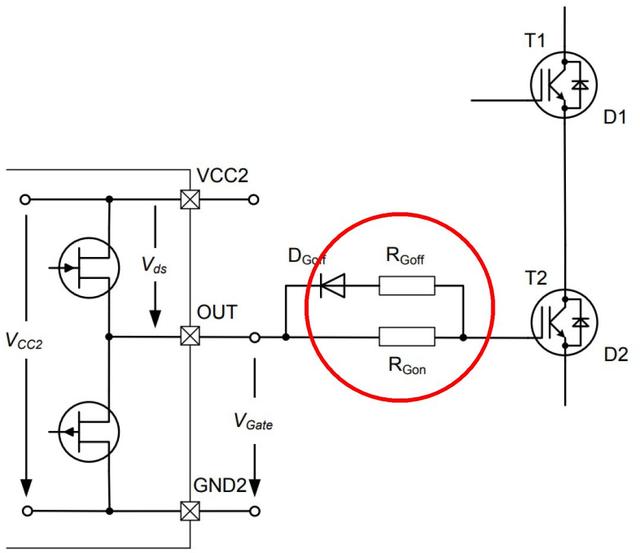 MOSFET栅极 100Ω电阻